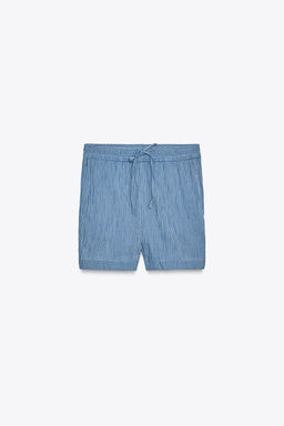 ZW COLLECTION STRIPED BERMUDA SHORTS - Zara фото 5