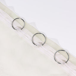 Цена за 100 шт. Кольцо для карниза, разъёмное, d=28/33 мм, цвет серебряный