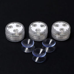 Светильник водонепроницаемый мини, 3 x 1.9 см, 3 шт, от CR2032 (в компл.), пульт, RGB, IP68 - Simaland фото 3