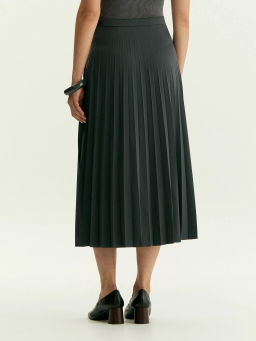 Юбка-плиссе миди, S1066/posh - Emka фото 6
