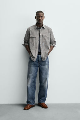 CHECK SHIRT WITH POCKETS - Zara фото 2