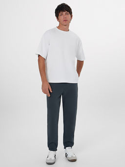 Теплые брюки джоггеры мужские зеленые с начесом - Mark formelle фото 5