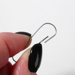 Цена за 2 шт. Карабин проволочный набор 50 шт 30х10мм железо серебряный