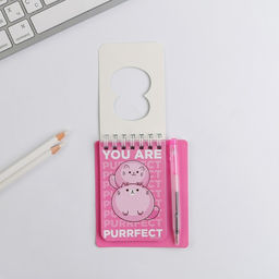 Цена за 2 шт. Подарочный набор «8 марта: С 8 мяута» 9×10.4 см: блокнот и мини-ручка