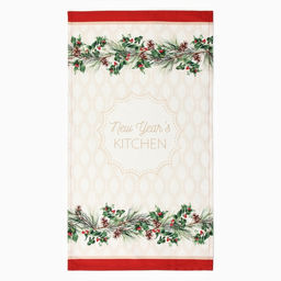 Полотенце Этель "Christmas wreath" 40х73 см, 100% хлопок, саржа 190 г/м2