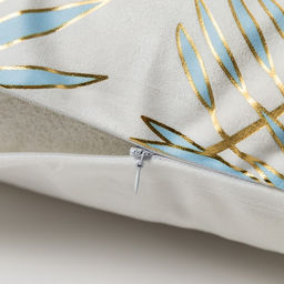 Наволочка декоративная Этель Листва 42 х 42 см, велюр  фото 2