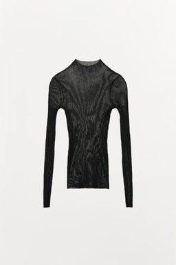 RIBBED FINE KNIT TOP - Zara фото 7