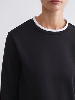 Bisiklet Yaka Kad?n Sweatshirt