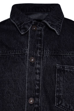 TRENDYOL MAN Orta Mavi %100 Pamuk Regular Fit Denim Kot Ceket TMNAW24CE00004 - Trendyolmilla фото 7