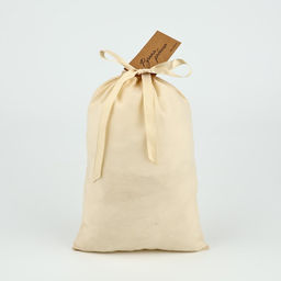 Цена за 5 шт. Мешочек подарочный из хлопка «Ручная работа», 20×30 см ± 1.5 см