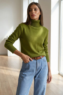 Водолазка 9314-32 меланж хаки