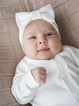 Повязка-чалма "Сливки" 0+