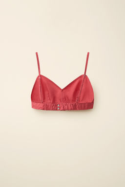 TOP POPEL?N CREATED BY CARAMEL LONDON X ZARA / Rojo