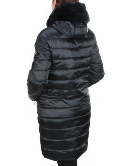 815-E03 DARK BLUE Пальто зимнее женское VISDEER (200 гр. тинсулейт) - Fashion фото 4