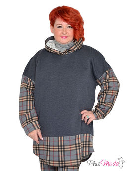 Жакет-парка Модель №1908 размеры 44-84 - Plusmoda фото 23