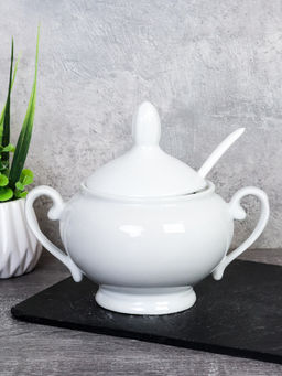 Сахарница 320 мл с ложкой / EDC-6479 /уп 36/ - Галеонтрейд фото 2