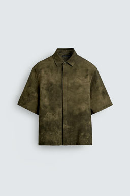 ABSTRACT PRINT RELAXED FIT SHIRT - Zara фото 7