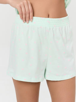 Комплект домашний женский мятный с надписью сначала покорми, а потом ручки тяни - Mark formelle фото 8