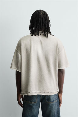 SPRAY PRINT KNIT T-SHIRT - Zara фото 10