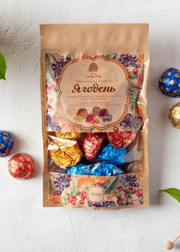 Мармеладные конфеты Ягодень ассорти, 150 г | крафт-пакет