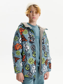 BZIM3387 Двусторонняя ветровка для мальчиков