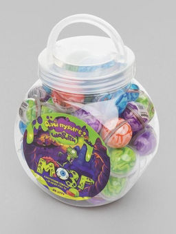 Жевательная резинка с кислой начинкой Дуй пузырь! ШАРИКИ МОЗГ, 50 шт. Жевательная резинка с кислой начинкой Дуй пузырь! ШАРИКИ МОЗГ, 50 шт.