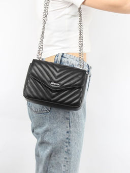 Сумка женская искусственная кожа UMUP-2023-226, 1отд, плечевой ремень, черный SALE 258706 - Adelia фото 10