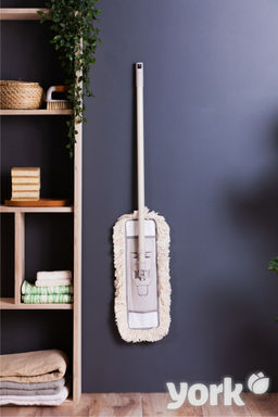 Швабра ЭКО Натурал с плоским мопом, арт. 081670