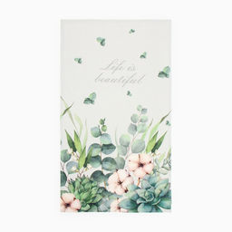 Кухонный набор «Этель» Eucalyptus: полотенце 40×73 см, саржа 190 г/м², формочки для печенья