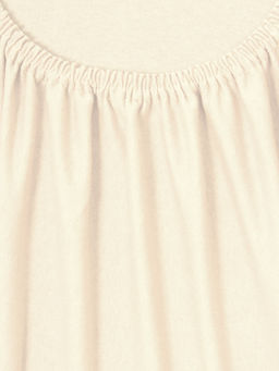 Простыня трикотажная на резинке - Молоко 180х200х20