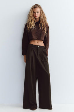 DOUBLE PLEAT TROUSERS - Zara фото 9
