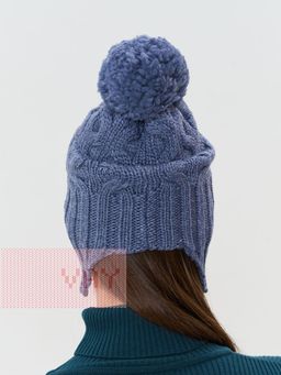 Шапка женская 8322. 256 св.джинс