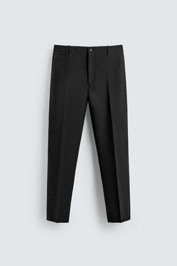 PANTAL?N CHINO 100% LANA ORIGINS / Negro - Zara фото 7