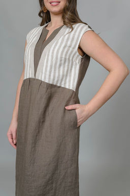 Платье 100% лен