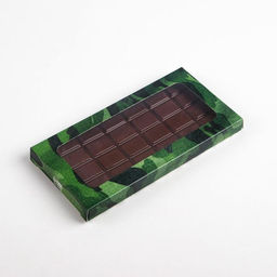 Цена за 5 шт. Коробка для шоколада, кондитерская упаковка, 23 февраля, с окном, 17.3?8.8?1.5 см