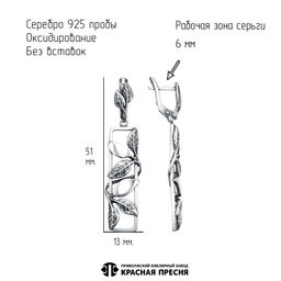 СЕРЬГИ 33016978 - Красная пресня фото 3