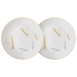 НАБОР ТАРЕЛОК ЗАКУСОЧНЫХ LEFARD ELEGANCE 2 ШТ. 20*2 СМ