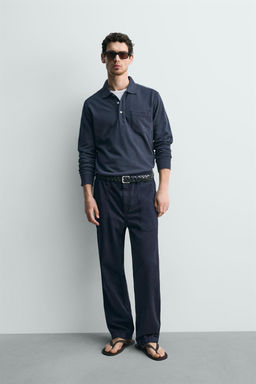 POLO PIQU? REGULAR FIT BOLSILLO / Marino