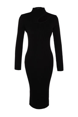 TRENDYOLMILLA Murdum Midi Triko Cut Out/Pencere Detayl? Elbise TWOAW24EL00028  фото 7