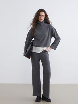 Bal?k?? Yaka Kad?n Triko Kazak