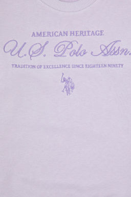 K_z _ocuk Lila Pijama Tak_m_ Sepette S_rpriz _ndirim - U.s. polo assn фото 6