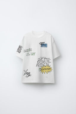 SKATE PRINT T-SHIRT