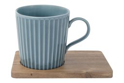 Набор кружек Время отдыха, синяя, жёлтая, 0,38 л, 2 шт - Easy life фото 4