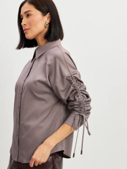 Блузка тонкая джинса - Tantino фото 18