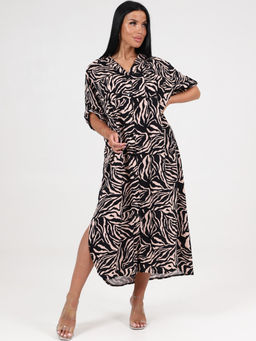 5116 ПЛАТЬЕ ЖЕНСКОЕ (Зебра/бежевый) - А-дина фото 3