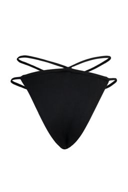 Siyah Tunelli High Leg Brazilian Bikini Alt? TBESS22BA0159 - Trendyolmilla фото 8