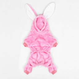 Комбинезон Зайка с капюшоном, размер S (ДС 25 см, ОГ 35 см, ОШ 25 см), розовый - Simaland фото 18