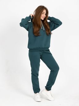 Костюм женский из Футера с начесом Петроль Рост 160-175 см