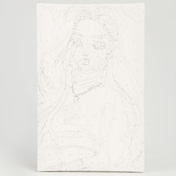 Картина по номерам для детей Блондинка в розовом, 20?30 см