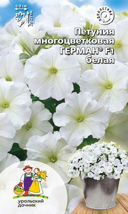 Петуния ГЕРМАН F1 БЕЛАЯ